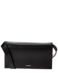 Jil Sander All Day Leather Shoulder Bag Black ONE SIZE