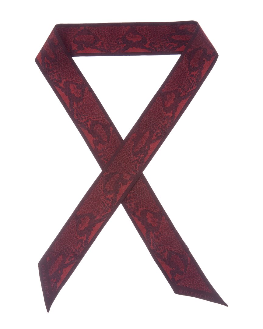 Givenchy Logo Silk Scarf