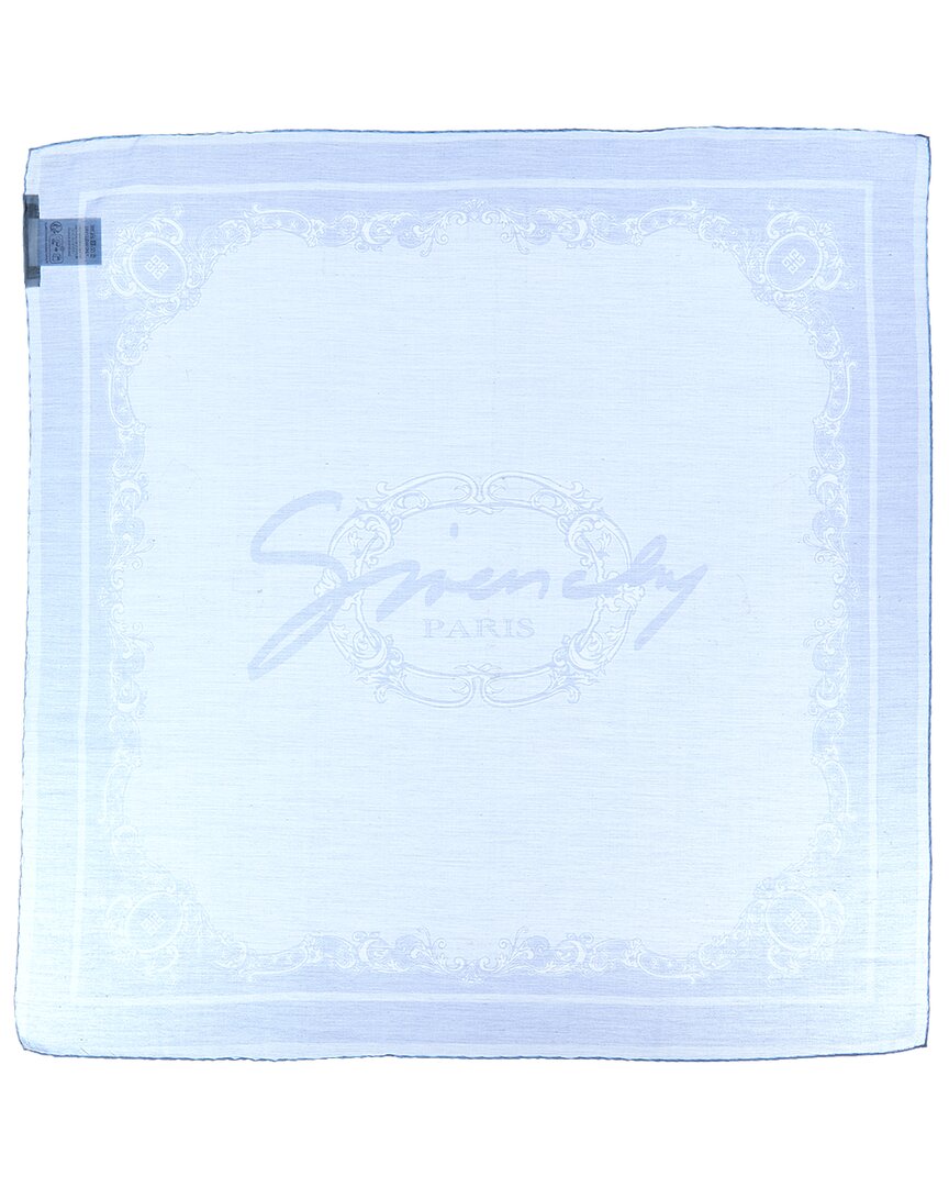 Givenchy Small Square Cotton & Silk Scarf