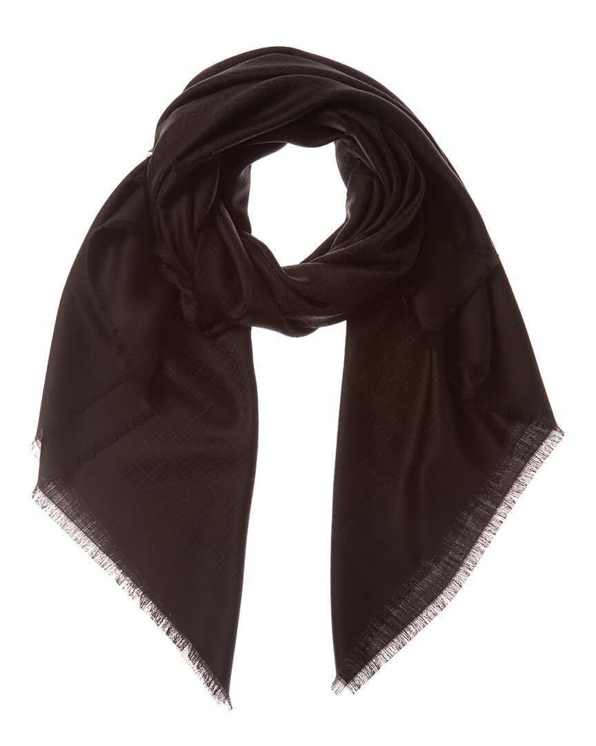 Givenchy 4G Logo Silk & Wool Scarf