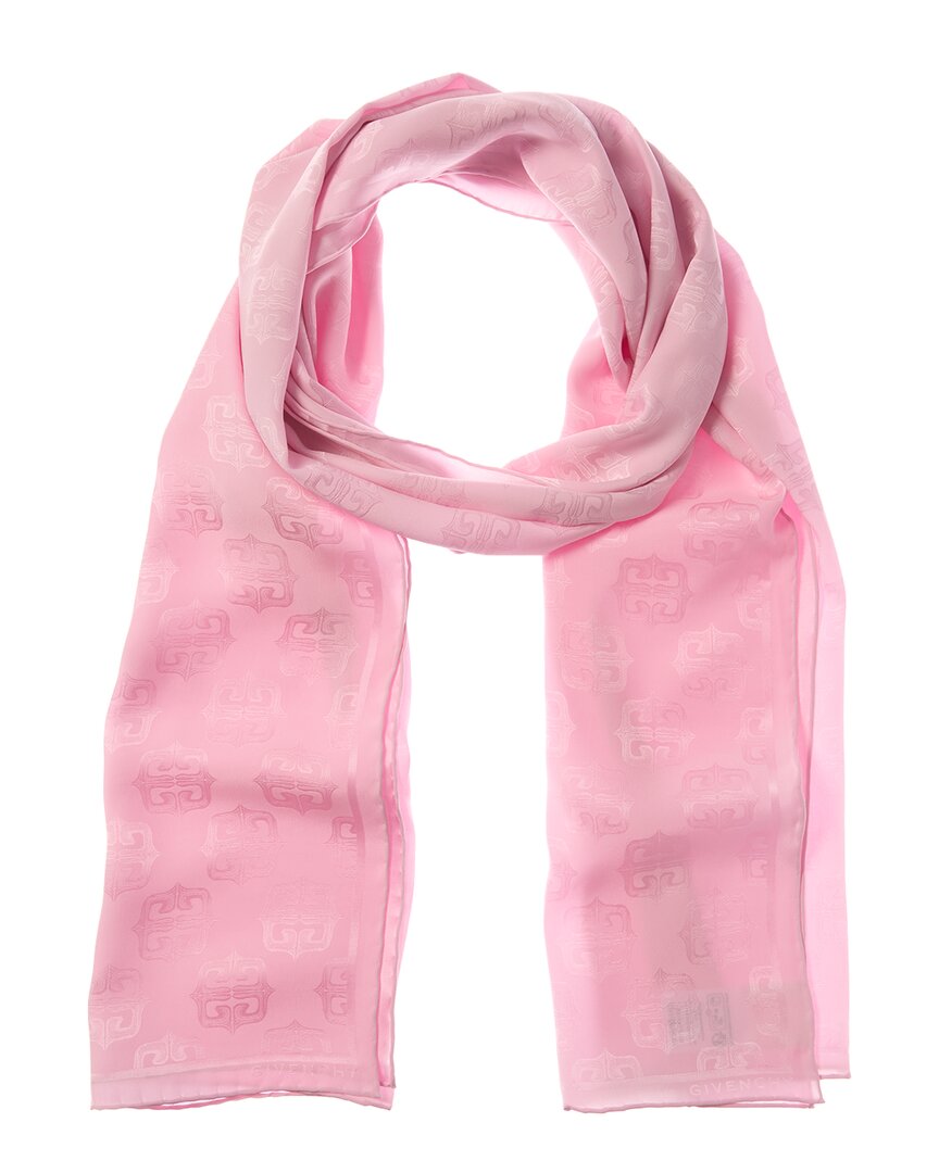 Givenchy 4G Logo Silk Scarf