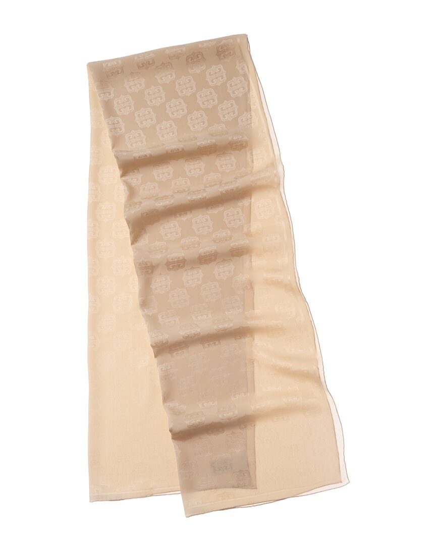 Givenchy 4G Logo Silk Scarf
