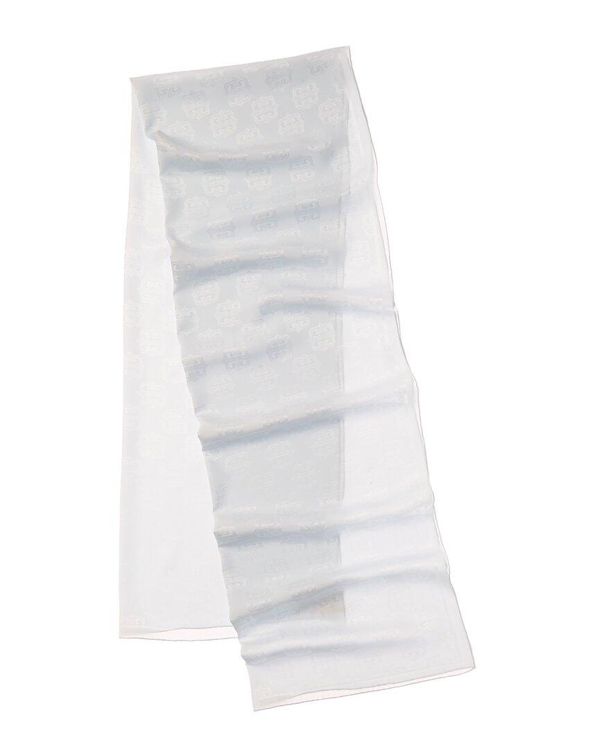 Givenchy 4G Logo Silk Scarf