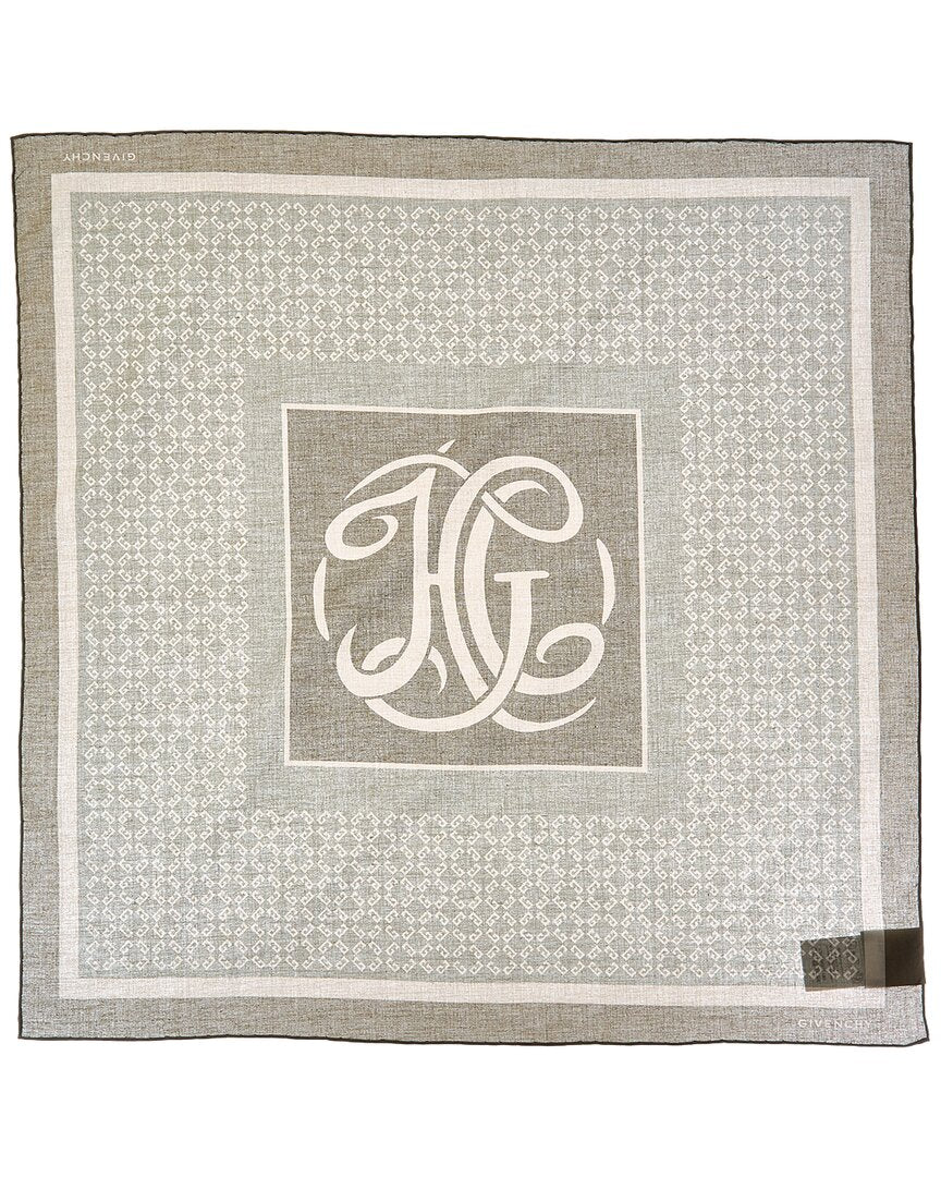 Givenchy Logo Cotton Scarf