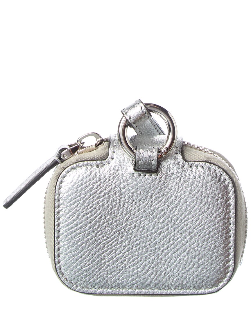Valentino Vlogo Signature Grainy Leather Pouch