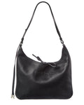 Palm Angels Logo Leather Hobo Bag
