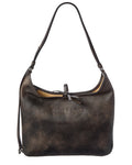 Palm Angels Logo Leather Hobo Bag