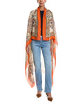 Etro Logo Silk-Blend Shawl