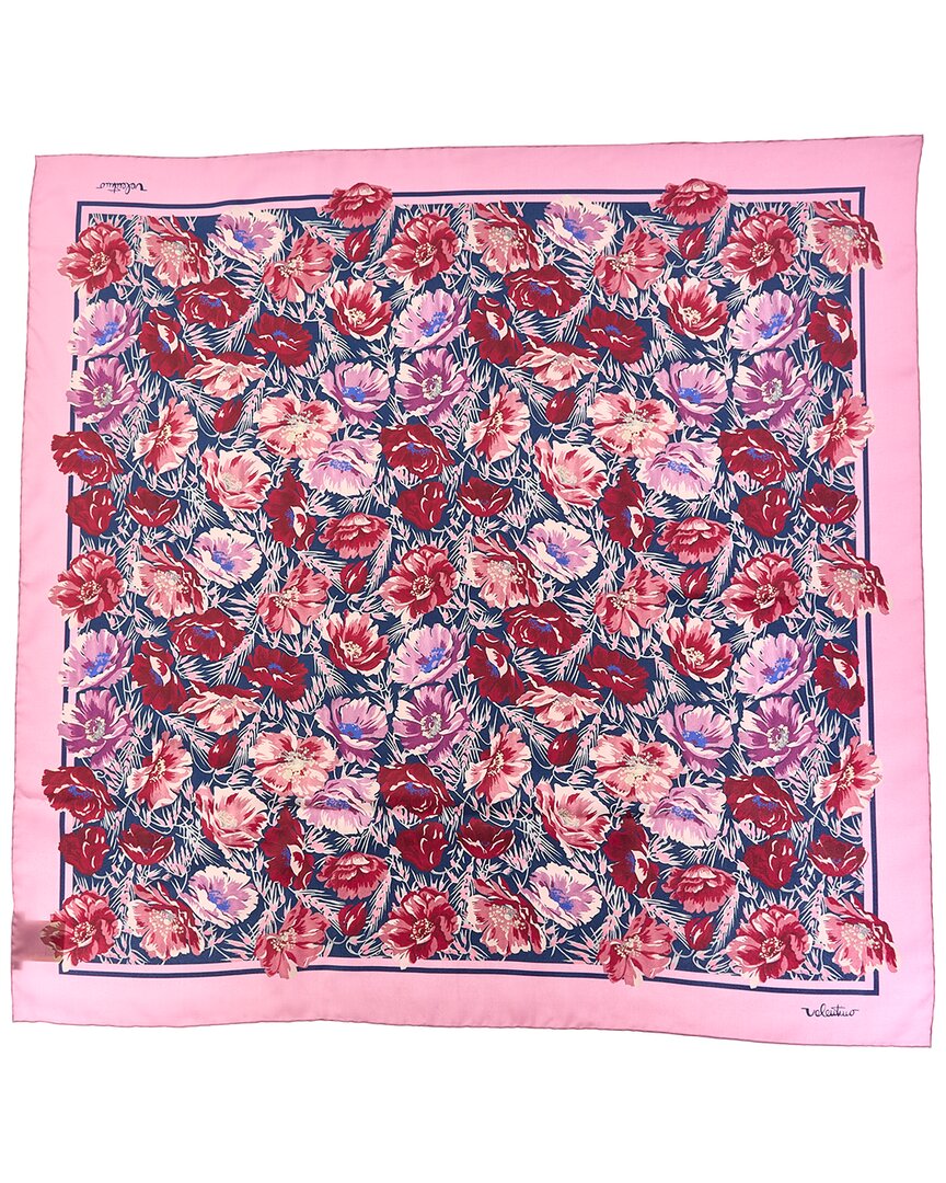 Valentino Apres L Hiver Silk Scarf