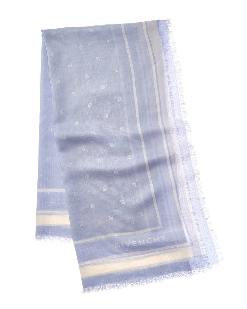 Givenchy 4G Cashmere & Silk-Blend Scarf