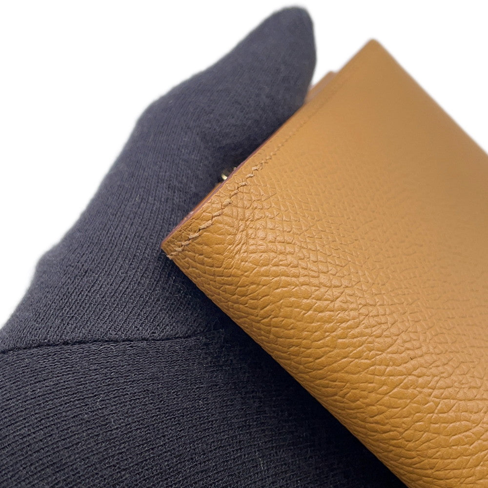 HERMES BEAN Compact Sesame Epsom