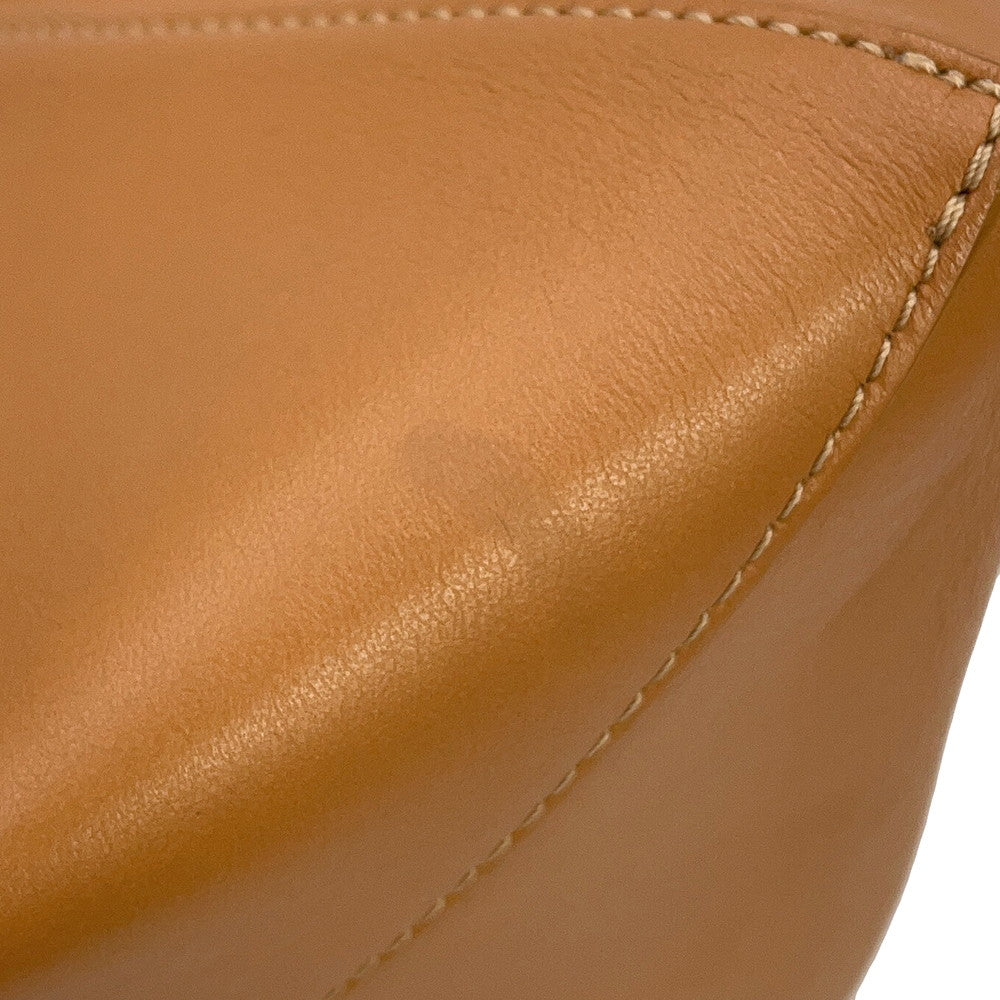 LOEWE puzzle fold tote warm dessertA657G50X01 Shiny Calf Leather Size Medium