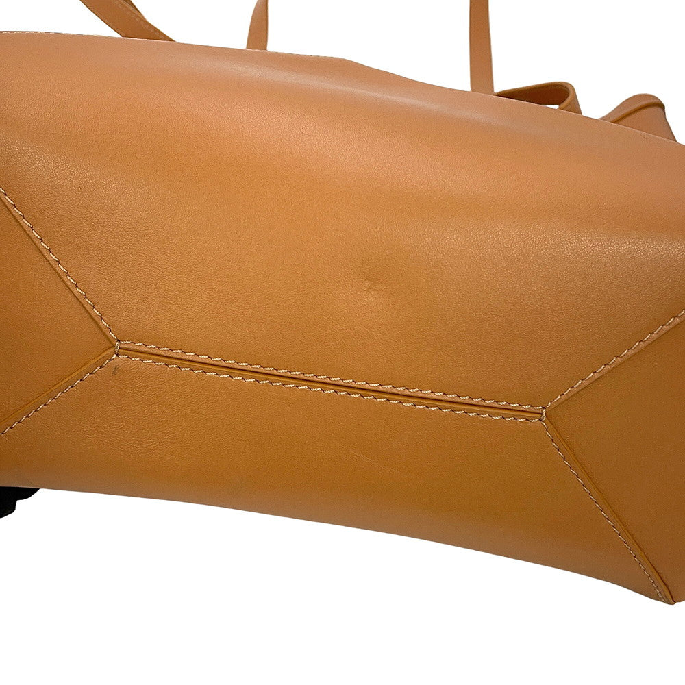 LOEWE puzzle fold tote warm dessertA657G50X01 Shiny Calf Leather Size Medium