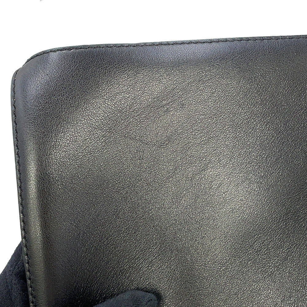 LOEWE puzzle fold tote BlackA657G50X01 Shiny Calf Leather Size Medium