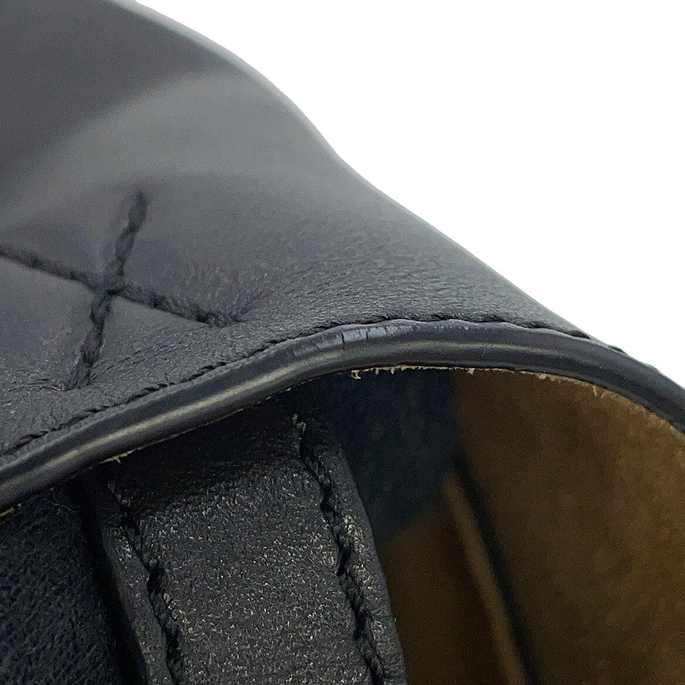 LOEWE puzzle fold tote BlackA657G50X01 Shiny Calf Leather Size Medium