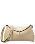 Toteme T-Lock Leather Clutch