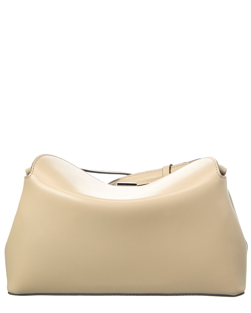 Toteme T-Lock Leather Clutch