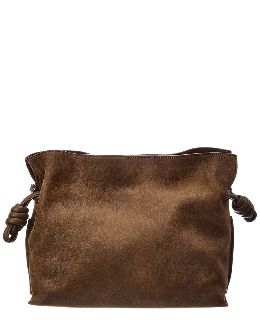 Loewe Flamenco Medium Suede Clutch