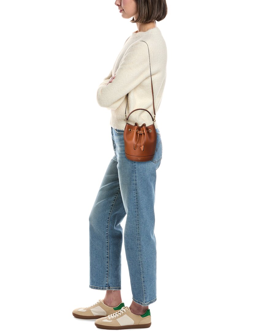 Celine Teen Clara Leather Bucket Bag