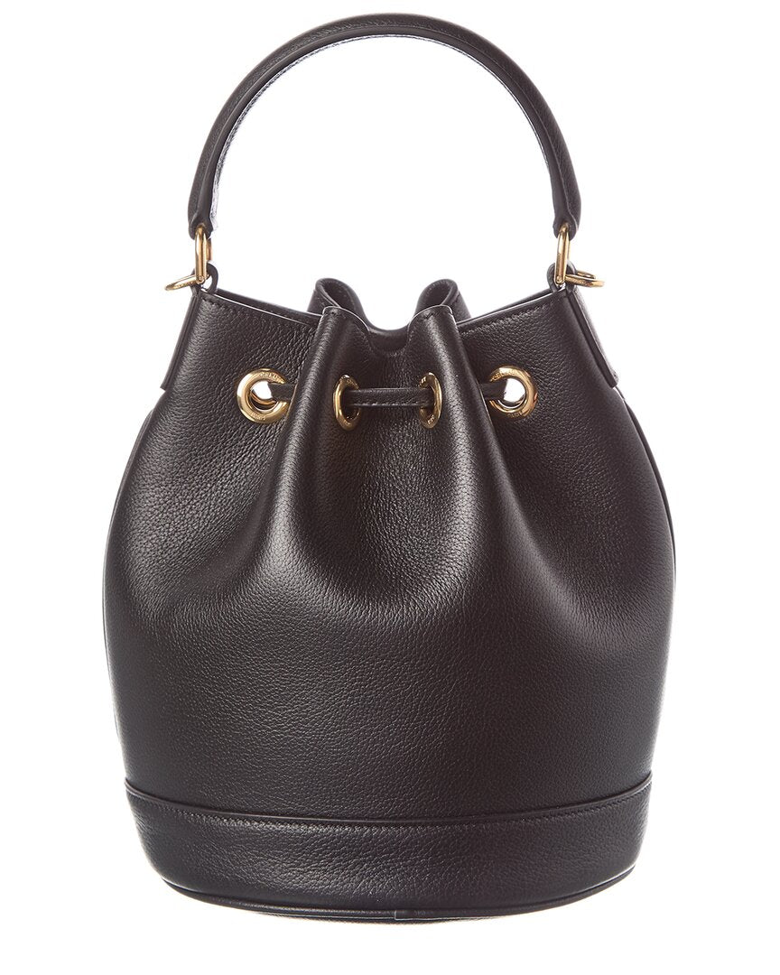 Celine Teen Clara Leather Bucket Bag