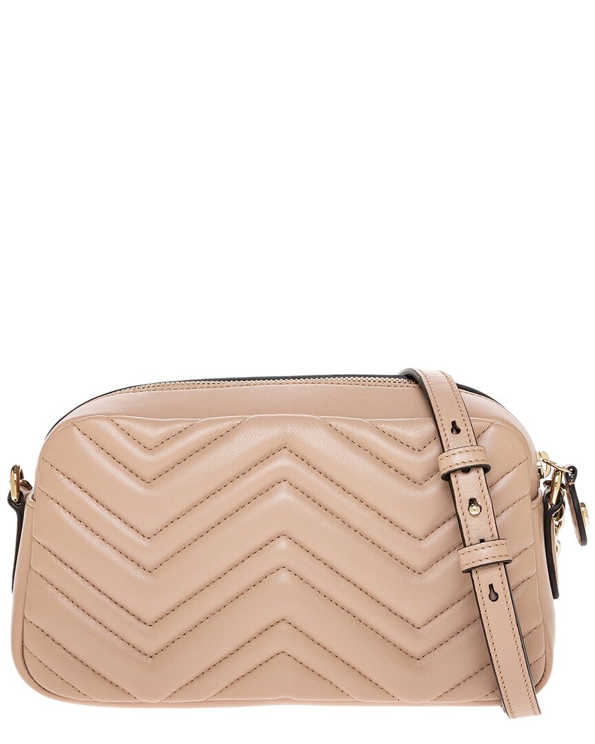 Gucci Gg Marmont Small Leather Camera Crossbody