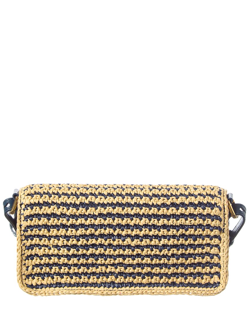 Christian Louboutin Crochet Raffia Crossbody