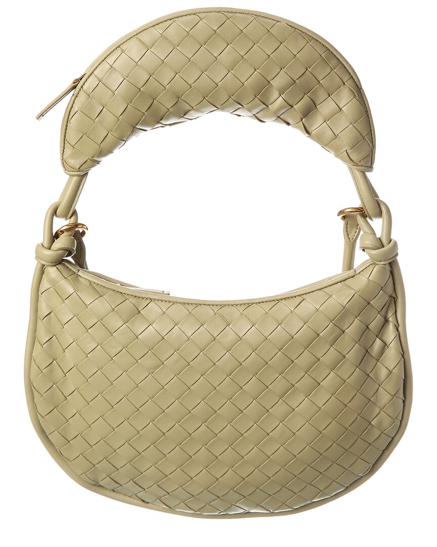 Bottega Veneta Gemelli Medium Intrecciato Leather Hobo Bag