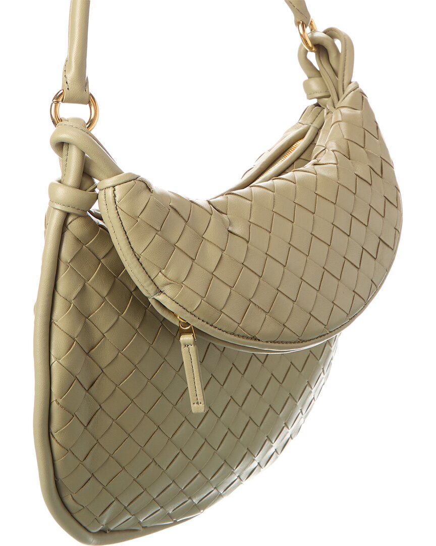 Bottega Veneta Gemelli Medium Intrecciato Leather Hobo Bag