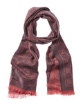 Gucci Gg Jacquard Pattern Wool Scarf