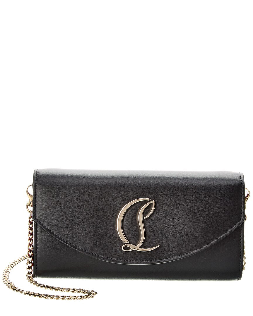 Christian Louboutin Loubi54 Leather Wallet On Chain