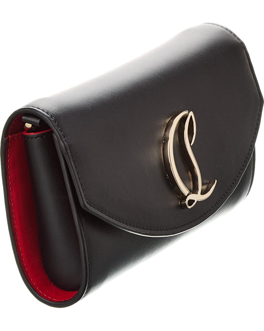 Christian Louboutin Loubi54 Leather Wallet On Chain