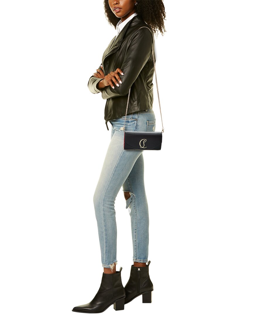 Christian Louboutin Loubi54 Leather Wallet On Chain