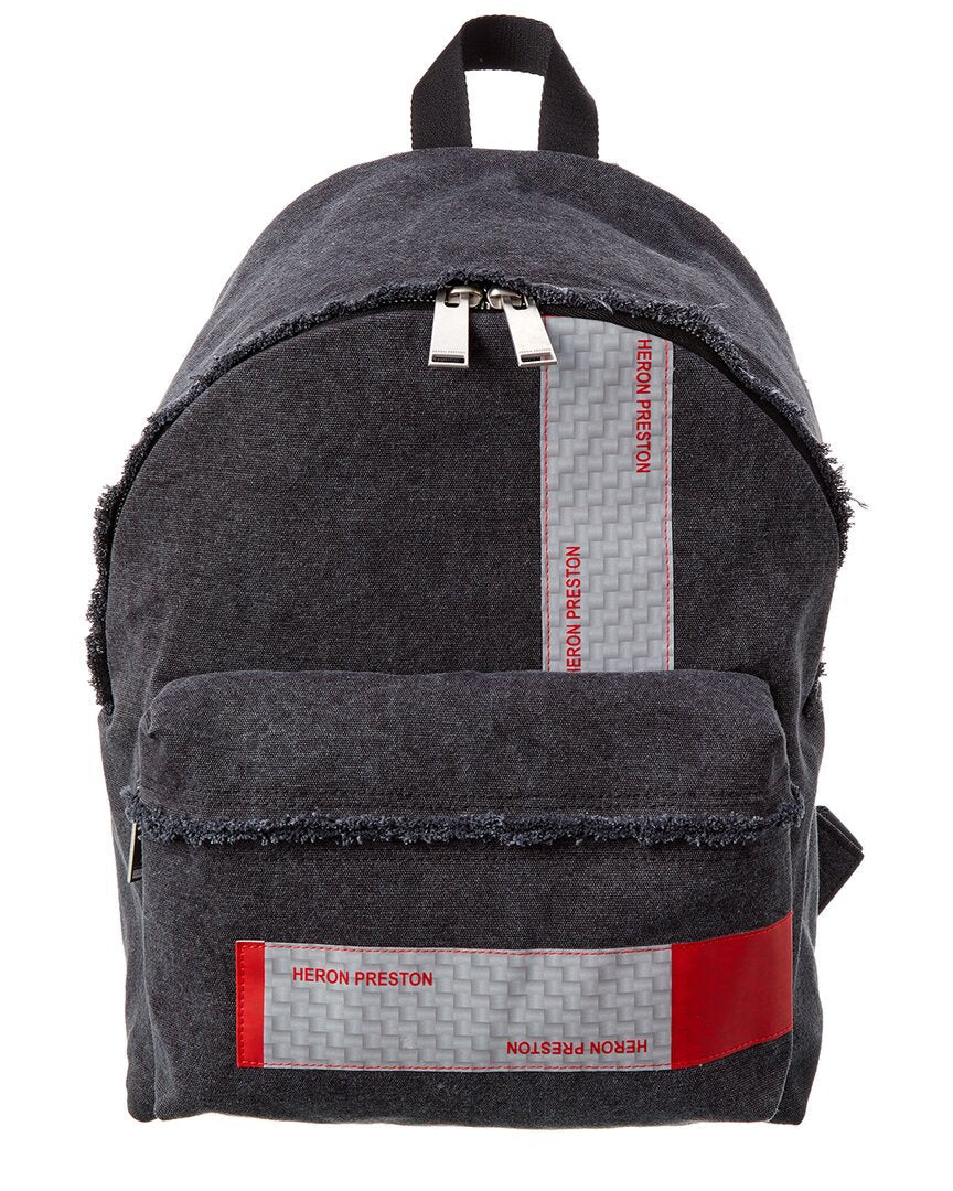 Heron Preston Hp Tape Canvas Backpack Black ONE SIZE