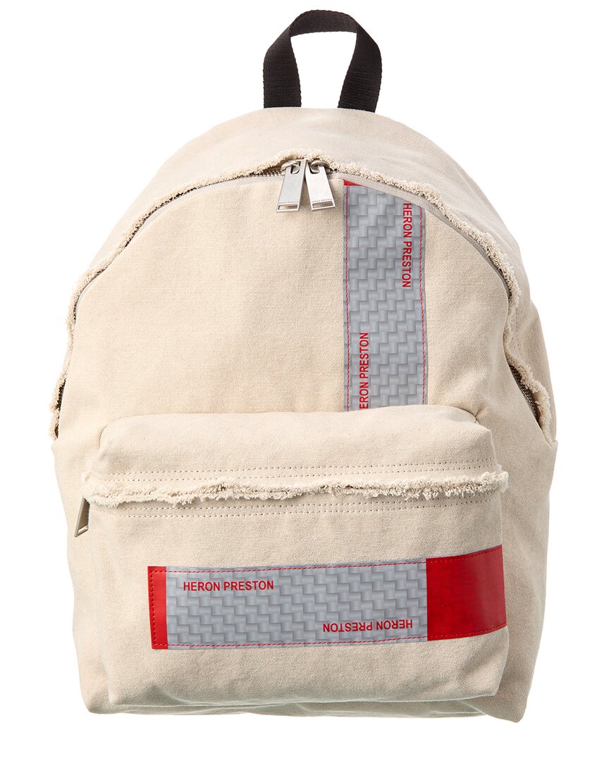 Heron Preston Hp Tape Canvas Backpack Grey Multi ONE SIZE