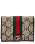 Gucci Ophidia Small Gg Supreme Canvas & Leather Wallet