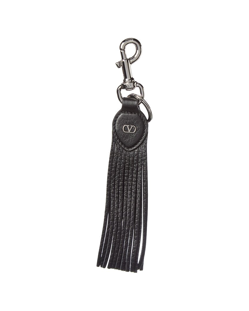 Valentino Vlogo Signature Leather Key Chain