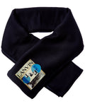 Lanvin Logo Wool & Silk-Blend Scarf Brown Multi