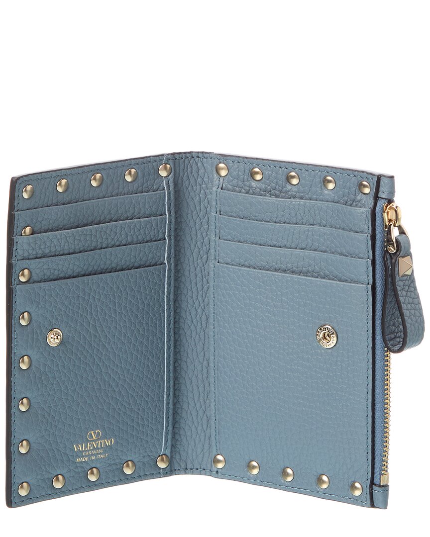 Valentino Rockstud Leather Card Case