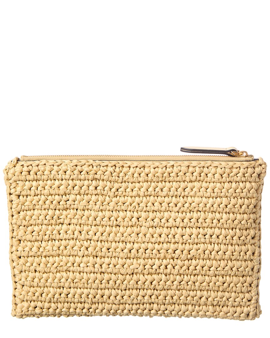 Valentino Viva Small Raffia Pouch