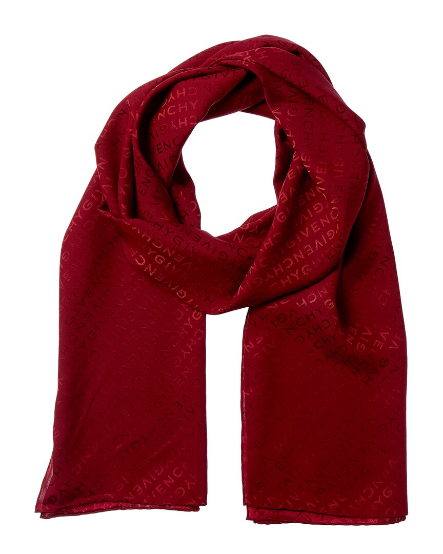 Givenchy Logo Silk Scarf