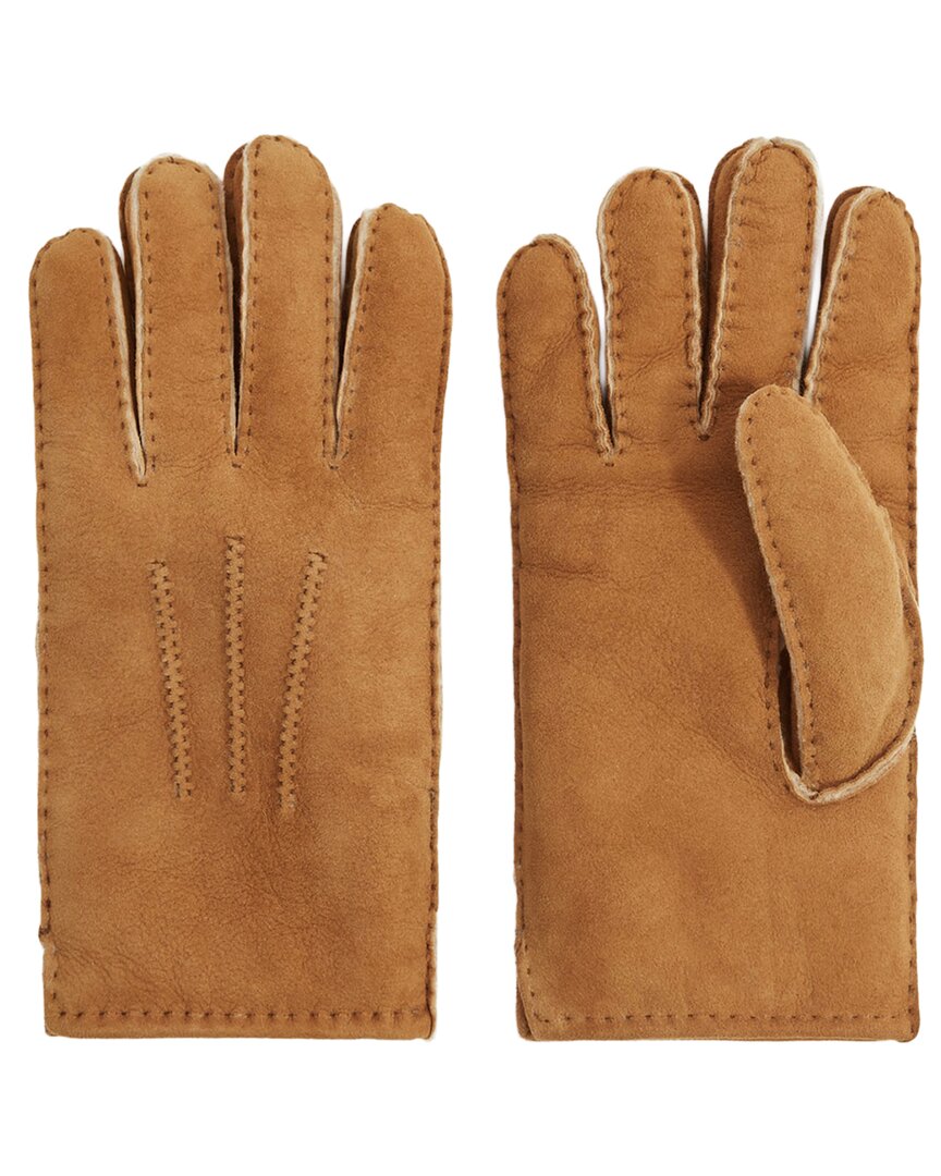 Reiss Agon Shearling Gloves