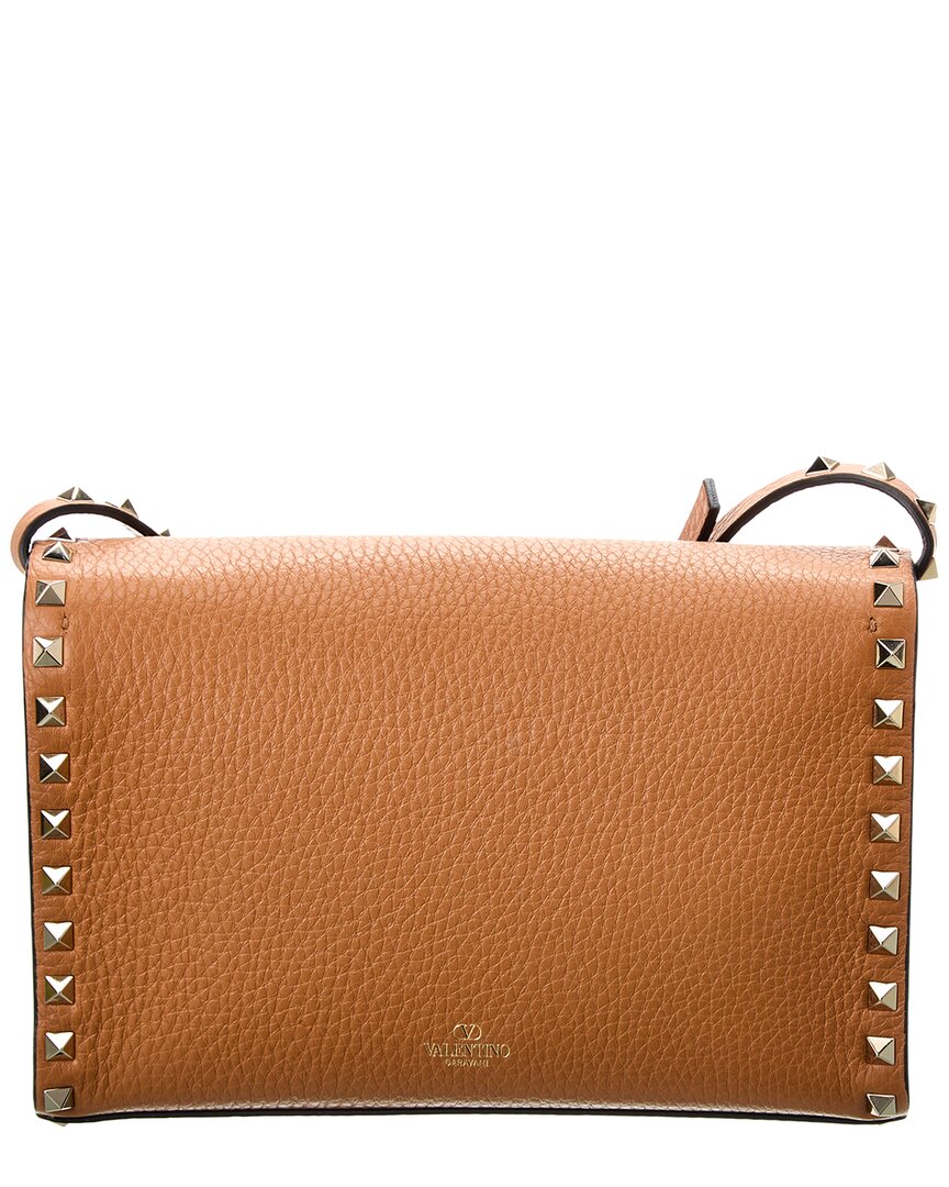Valentino Rockstud Small Grainy Leather Crossbody