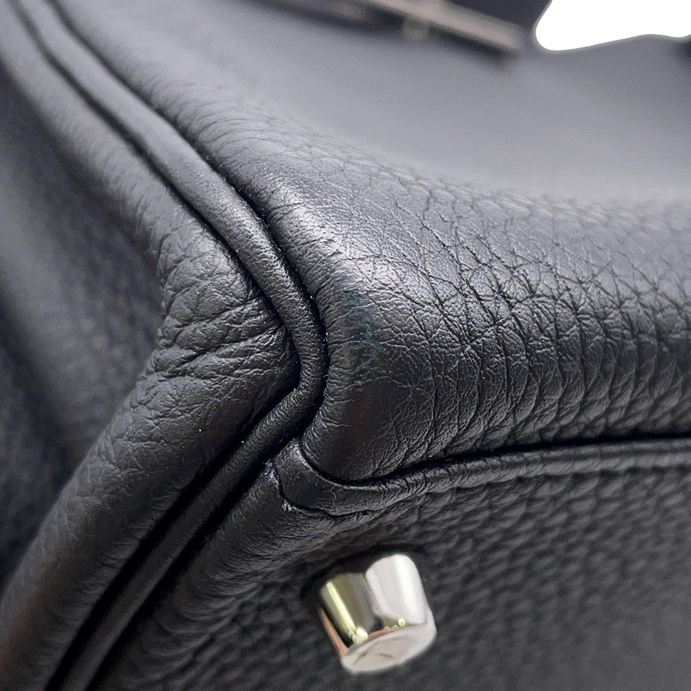 HERMES Kelly Black Togo Leather Size 28