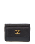 Valentino Vlogo Signature Leather Card Case