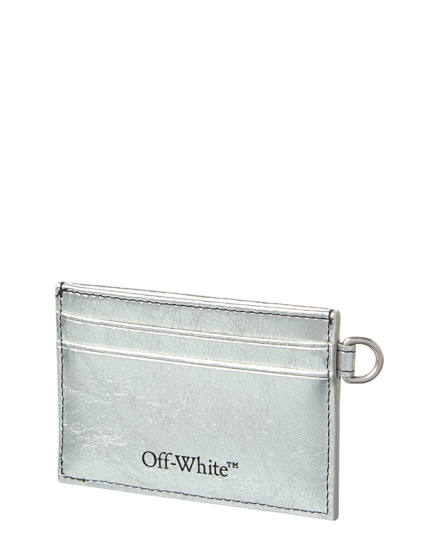 Off-White Logo Leather Card Case