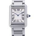 CARTIER Tank mast SM W29.5mm×H22mm Stainless Steel Silver DialWSTA0051