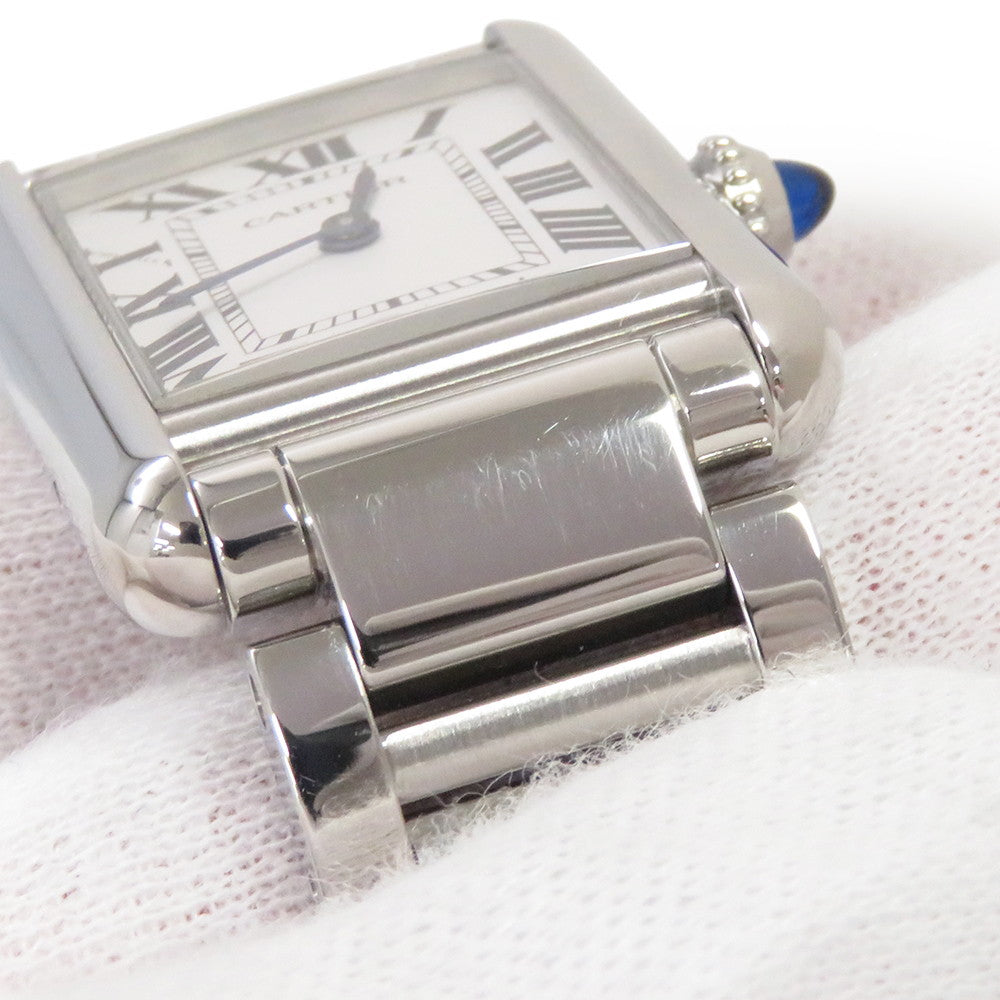 CARTIER Tank mast SM W29.5mm×H22mm Stainless Steel Silver DialWSTA0051