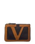 Valentino Vlogo Signature Leather Pouch