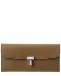 Toteme T-Lock Leather Continental Wallet