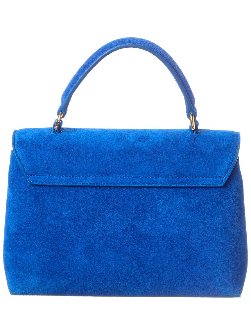 Celine Nino Teen Suede & Leather Satchel
